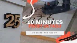 Miniature : Je fabrique mon numéro de RUE avec ma CNC ❤️