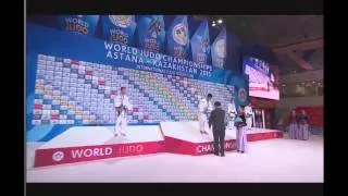 Miniature : Championnat du Monde 2015 - Cérémonie de remises des médailles -81kg - Loïc Pietri