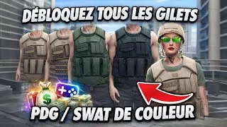 Miniature : ✅️AVOIR LES GILETS PDG ET SWAT DE COULEURS SUR GTA ONLINE EN 1.72✅️