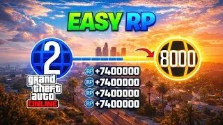 Miniature : ✅️COMMENT MONTER VOS NIVEAUX ULTRA RAPIDEMENT AVEC CE GLITCH ! // RP SUR GTA ONLINE EN 1.72✅️