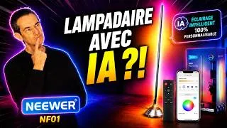 Miniature : PUISSANT et QUALI ✅ TEST NEEWER NF01 Lampadaire LED avec Intelligence Artificielle