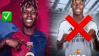 Miniature : NICO WILLIAMS ARRIVE AU BARÇA PENDANT QUE LE REAL MADRID ❌… 😭😂”