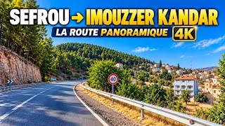 Miniature : Sefrou à  Imouzzer Kandar 🇲🇦 | Route panoramique à moto en 4K