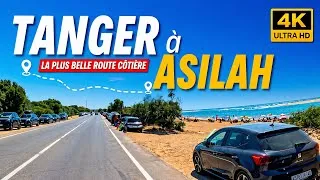 Miniature : 🇲🇦 TANGER à ASILAH 🇲🇦 La Plus Belle Route Côtière du Maroc en 4K | Road Trip