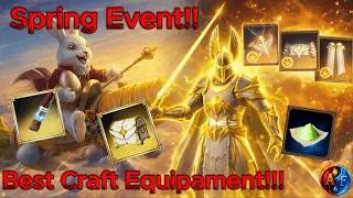 Miniature : Drakensang Online - Festival Primaveral - Pascuas Event!! - Nuevo Mercenario Dorado - Craft Set!
