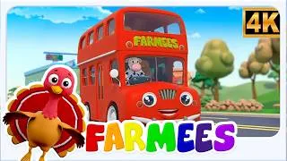 Miniature : Farmees | Les Roues du Bus 🚌🎶 | Chanson Amusante pour Enfants
