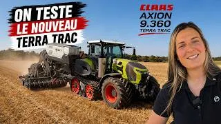 Miniature : ON TESTE LE NOUVEAU CLAAS AXION 9.360 TERRA TRAC 🚜