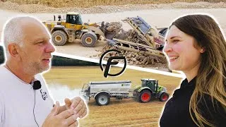 Miniature : ✨Visite d'une CARRIERE DE CALCAIRE et ÉPANDAGE AUX CHAMPS 🚜