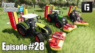 Miniature : FS22 - PC : CHANTIER DE FAUCHE ÉNORME + DÉCO DE LA FERME
