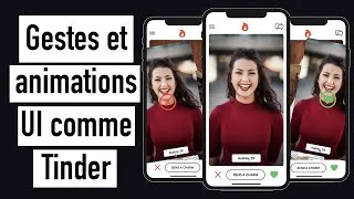 Miniature : SwiftUI : Gestes et animations UI comme Tinder