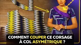 Miniature : Comment Couper Et Coudre Ce Corsage À Col Asymétrique | Tuto Couture 