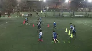 Miniature : Youth U10 warm up passing coordination agility drill #soccer #futbol #sepakbola #u10 #u8 #practice 