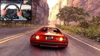 Miniature : Ferrari 308 GTS - The Crew Motorfest - Steering Wheel Gameplay