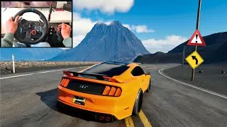 Miniature : FORD MUSTANG GT - The Crew Motorfest - Steering Wheel Gameplay