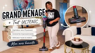 Miniature : GRAND MÉNAGE COMPLET 🧹 Toutes les pièces + Test aspirateur Ultenic U18 PRO