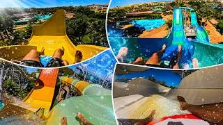 Miniature : 💦🌴 Tous les toboggans d'Aqualand Cap d'Agde ! 🎢☀️[4k60fps]