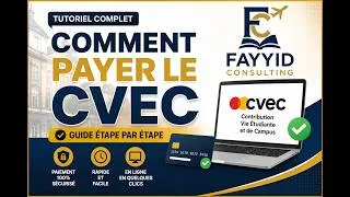 Miniature : COMMENT PAYER LE CVEC 🇫🇷 | Tutoriel complet (Étape par étape)