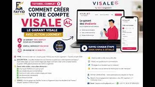 Miniature : Créer son garant VISALE 🇫🇷 | Tutoriel complet (Action Logement)