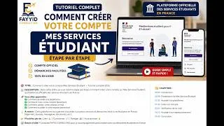 Miniature : Créer son compte Mes Services Étudiant 🇫🇷 | Tutoriel complet