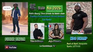 Miniature : VLOG 📽 | Guadeloupe 🇬🇵 | Espace d'entaînement Street Workout 🏋🏿‍♂️🏋🏻‍♂️| Petit-Bourg | Mai 2026 | 🟢