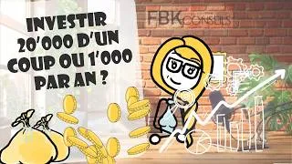 Miniature : DCA ou investissement unique : lequel rapporte vraiment le plus ? (chiffres à l'appui)
