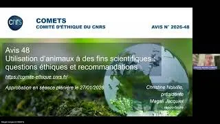 Miniature : Utilisation d'animaux à des fins scientifiques : recommandations du Comité d'éthique du CNRS