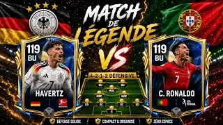 Miniature : ⚡ LA 4-2-1-2 DÉFENSIVE EST INCROYABLE ! ALLEMAGNE VS PORTUGAL | FC MOBILE 26