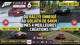 Miniature : FH6 : Du rally enneigé , au rally goliath de 64km, Mes 4 meilleurs créations !!!