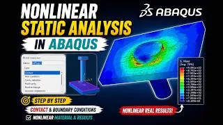 Miniature : Non Linear Static Analysis on Abaqus | FULL PROJECT