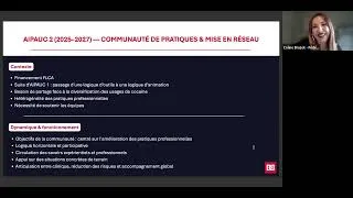 Miniature : Webinaire de lancement de la communauté AIPAUC