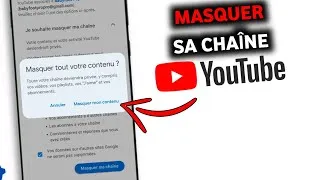 Miniature : Comment Masquer Sa Chaîne Youtube | Comment Masquer Son Contenu Youtube 