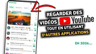 Miniature : Comment Regarder une Vidéo Youtube Tout En Utilisant D'autres Applications