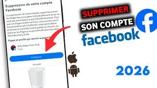 Miniature : Comment Supprimer Son Compte Facebook 2026 | Supprimer Définitivement Un Compte Facebook 2026