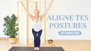 Miniature : 🧘 Cours de yoga - avec des détails utiles pour ressentir, s'aligner et enseigner (25 min)
