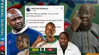 Miniature : Match nul Sénégal VS Mozambique. Waly Diouf B- alerte Vieira. Ici,  ministres yi degou toubab😃 dél