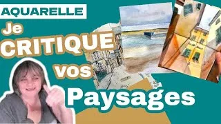 Miniature : Je critique vos aquarelles de paysage