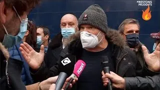 Miniature : PHILIPPE ETCHEBEST POUSSE UN COUP DE GUEULE A PARIS DANS UNE MANIFESTATION