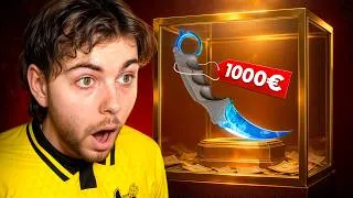 Miniature : Un Karambit pour 1000€ en Case Opening