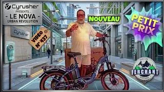 Miniature : N°437 DEBALAGE MONTAGE ET ESSAI VELO ELECTRIQUE CYRUSHER  le NOVA #campingcar#vanlife#roadtrip