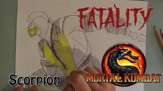 Miniature : [ Dessin ] Scorpion de Mortal Kombat