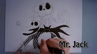 Miniature : [ Dessin ] Mr Jack de L'étrange noel de monsieur Jack