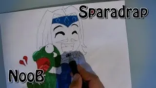 Miniature : [ Dessin ] Sparadrap de la Web-Série Noob