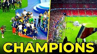Miniature : PSG Arsenal : la remise de la Coupe d'Europe aux Parisiens et l'after à la fan zone [30-05-2026]