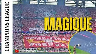 Miniature : PSG Arsenal : l'hymne de la Champions League par le pianiste Ádám György et le tifo des Gunners