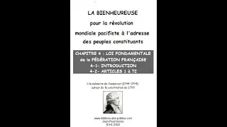 Miniature : La Bienheureuse pour la révolution mondiale... : Loi fondamentale pour la VIe République française