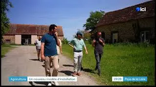 Miniature : Reportage France 3 : Titouan installé sur la ferme de la Fontaine du feu