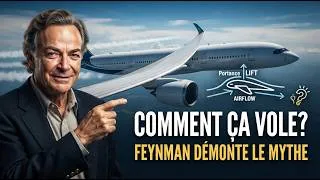 Miniature : Comment un avion de 400 tonnes vole vraiment ? démonte le mythe | Rechard Feynman !