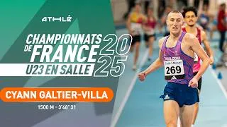 Miniature : Cyann Galtier-Villa vainqueur du 1500 m U23 en 3'48''31 | Nantes 2025