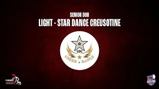 Miniature : LIGHT - STAR DANCE CREUSOTINE | FCFC26 | PERFORMANCE CHEER | SENIOR DUO