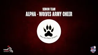 Miniature : ALPHA - WOLVES ARMY CHEER | FCFC26 | PERFORMANCE CHEER | SENIOR TEAM